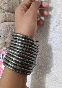 Spiral Bangle Cum Bracelet 🖤✨