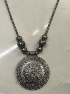 Oxidized necklace🤍🖤