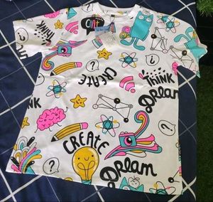 Doodle Print Tee