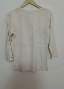 Cutout Long Sleeve Tee For Winter