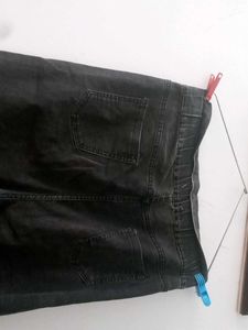 Wide Leg Denim Pants