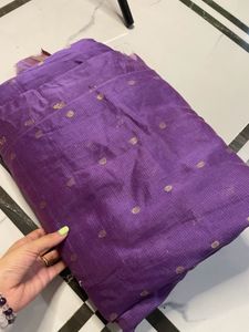 Totally New Beautiful Purple Saree For Wedding