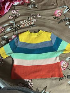 Rainbow Crop Top