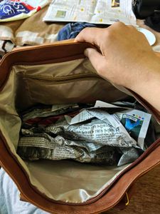 Colorblock Tote Bag