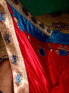 Bridal Satin Silk Saree