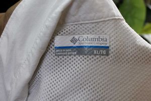 Columbia White Button-Up Top