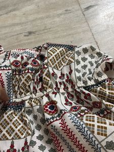 Patterned Mini Dress