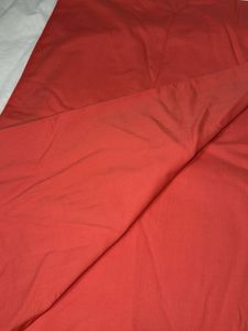 Plain Peach Pure Cotton Soft Fabric