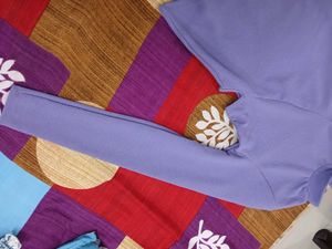 Lavender Cut Shoulder Top
