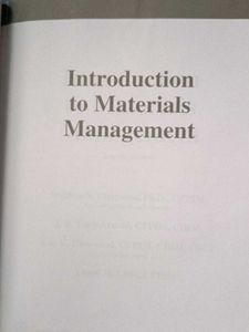 Introduction To Materials Management