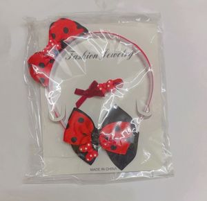 Ladybug Hair Accessory Set