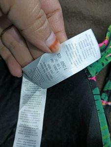 Tropical Print 🖤Bikini Top