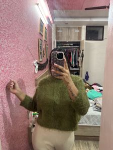 Woolen Crop Top