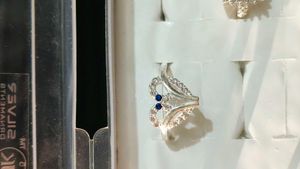 Pure silver heart shape 💍
