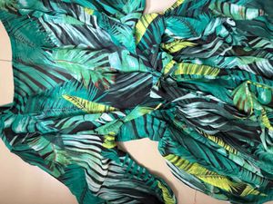 Tropical Print Maxi Dress