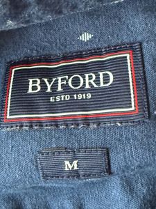 Byford Blue Patterned Shirt