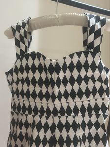 Zara Diamond Pattern Romper jumpsuit