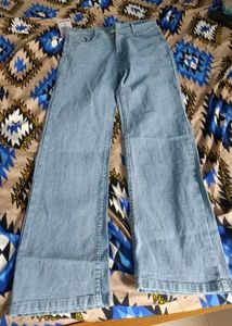 Light Wash Wide Leg Jeans