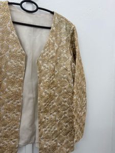 Gold Floral Jacket