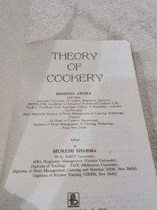 Theory Cookery Book