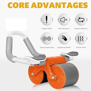 Abs Roller Wheel Workout Automatic Rebound