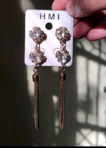 Set of 6 - Elegant Stone Stud And Pearl Earrings