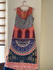 Colorful Sleeveless Dress