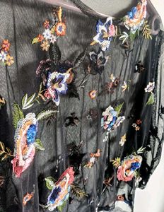 Floral Embroidered Top