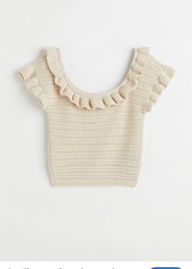 H&amp;m Ruffled Top