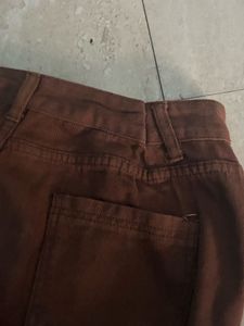 Brown Wide Leg Jeans