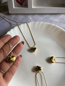 3d heart neklace