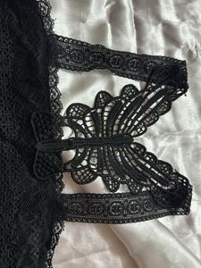 Lace Butterfly Bralette Top