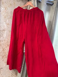 Brand New Trendy Tie- Knot High Waist Palazzo Pant