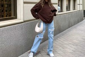 Oversized Brown Sweatshirt