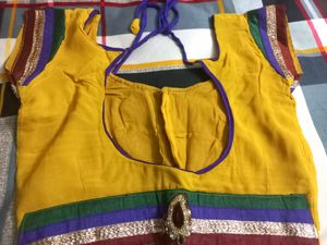 Yellow Saree with Embellishments