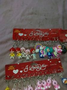 Set Of Five Dozen Keychains- Total 60 Pieces...