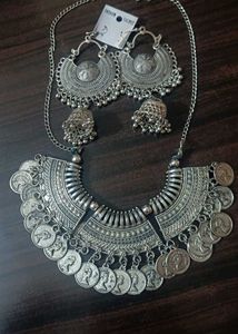 Oxidized Jewellery Set
