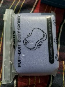Puff-Buff Body Sponge Under Arm Roll On