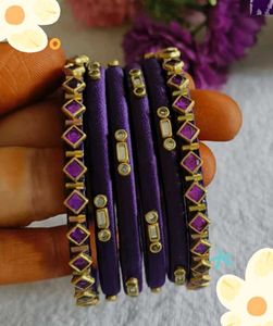 silk thread Bangles set
