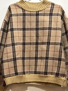 Burberry Print Pullover Sweater