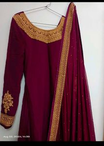 Beautiful Burgundy Anarkali ❤️‍🔥