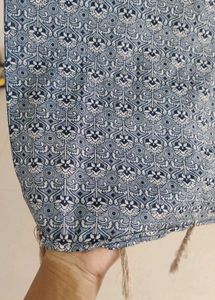 Floral Blue Stole