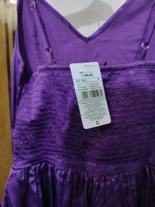 Purple Mini Dress Brand New Price Negotiable