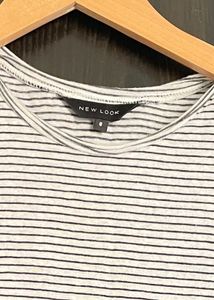 black and white top