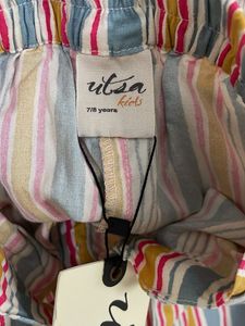 Striped Shorts with Tie