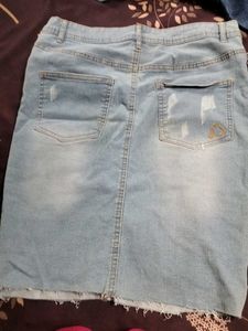 Denim Mini Skirt