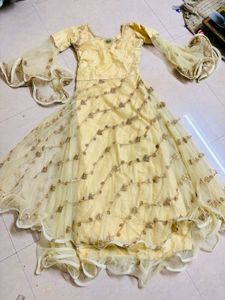 Full Gher Net Anarkali