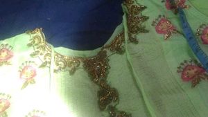 Embroidered gawn