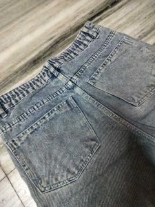 Vintage Light Wash Wide Leg Jeans