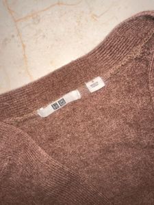 Brown Knit Cardigan